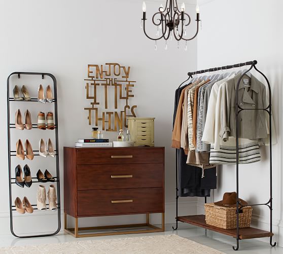 pottery barn wardrobe closet