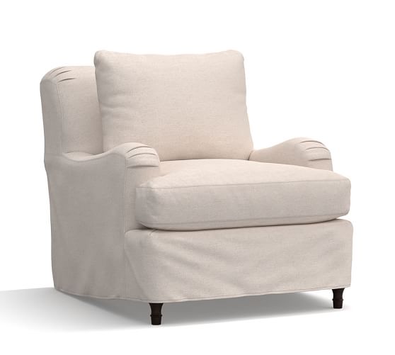 Carlisle Slipcovered Armchair Pottery Barn