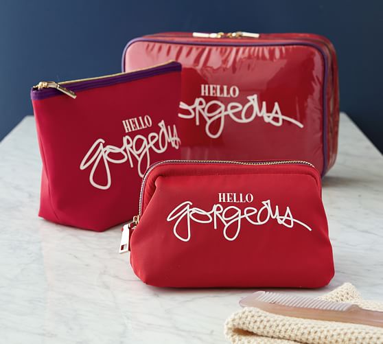 Download Hello Gorgeous Print Ultimate Makeup Bag | Pottery Barn