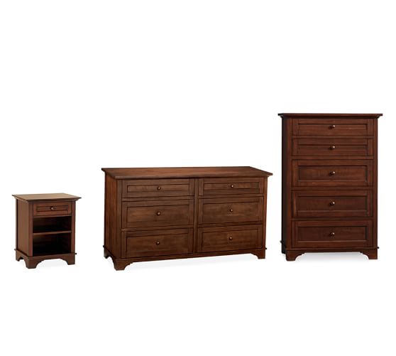 Cynthia Tall Dresser Wide Dresser Set 2 Nightstands Set