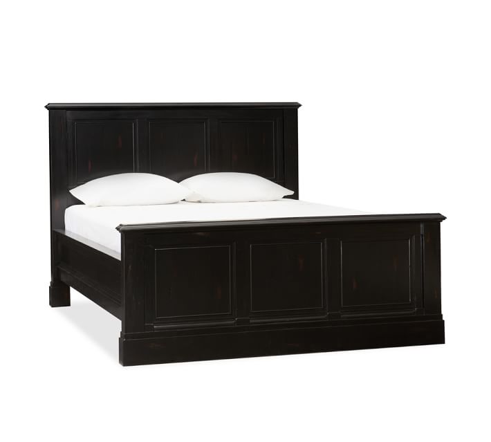 Branford Wood Bed King Heritage Black Finish Pottery Barn