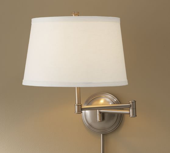 Chelsea Swing Arm Sconce Base Antique Nickel