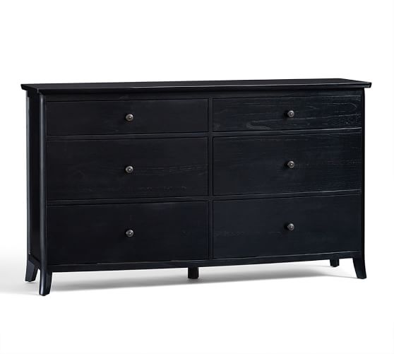 Pottery Barn Black Dresser