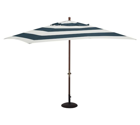 Rectangular Outdoor Umbrella Outdoor Umbrellas Pottery Barn