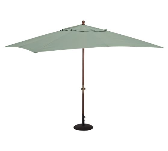 Rectangular Outdoor Umbrella Outdoor Umbrellas Pottery Barn