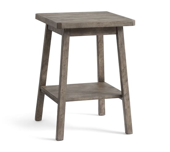 Side And End Tables Pottery Barn Salvaged Black Gray