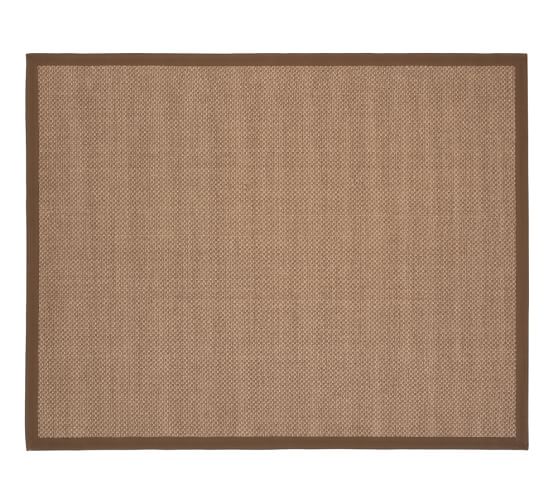 Chenille Jute Basketweave Rug Espresso Pottery Barn