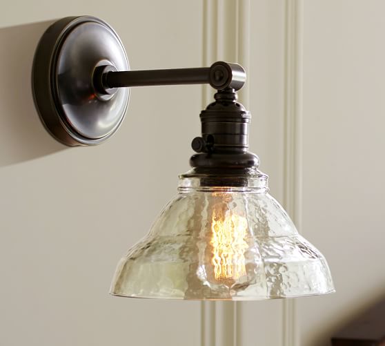 Clear Vintage Gl Pendant Hood Bronze Finish Sconce Kit Small Gl Pendant Hood Bronze Finish