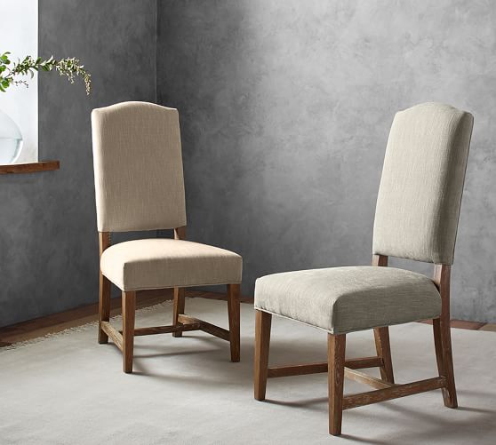 Upholstered Fabric Dining Chairs Pottery Barn Ashton Upholstered Dining Chair