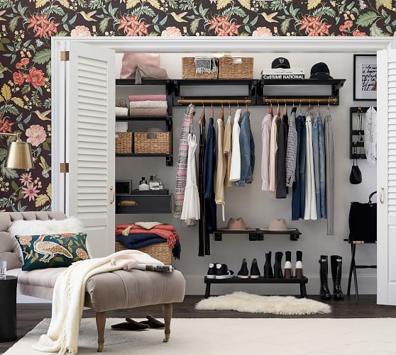 pottery barn wardrobe closet