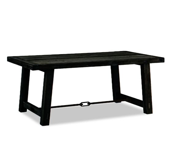 Benchwright Dining Table Rustic Mahogany Pottery Barn Start 360 Product Viewer