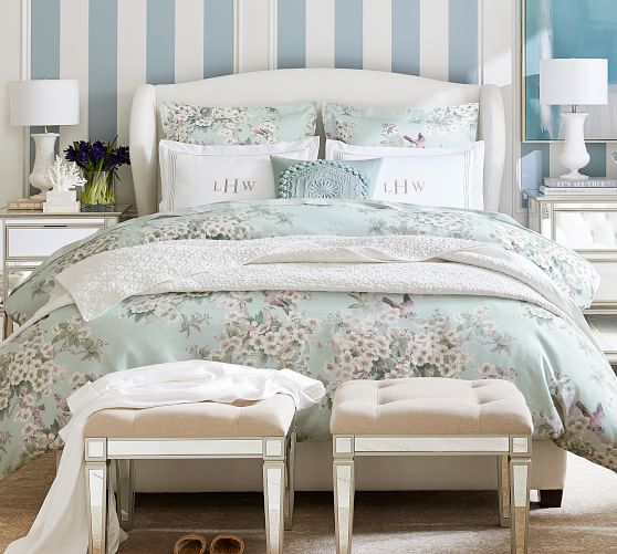 Hanna Cotton Linen Blend Quilt & Shams Pottery Barn