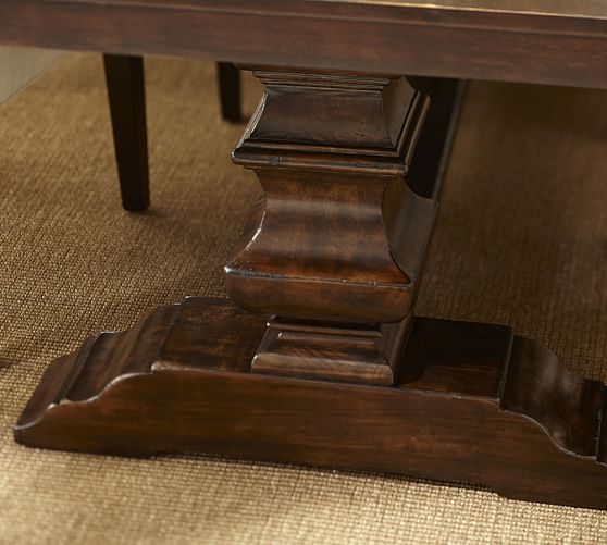 Banks Extending Dining Table Alfresco Brown Pottery Barn Null