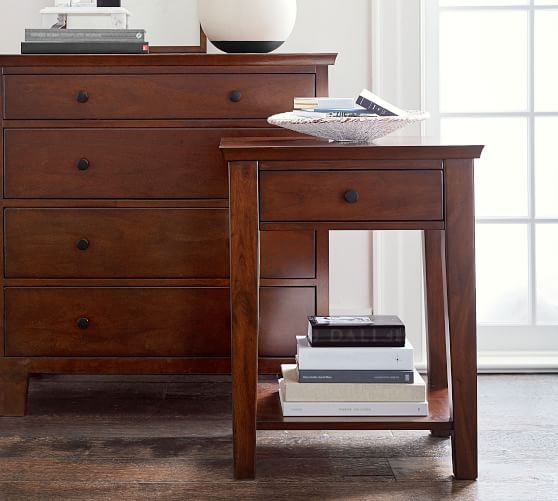 Valencia Rectangular Nightstand Pottery Barn Valencia Rectangular Nightstand