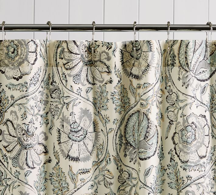 Haylie Print Shower Curtain Pottery Barn