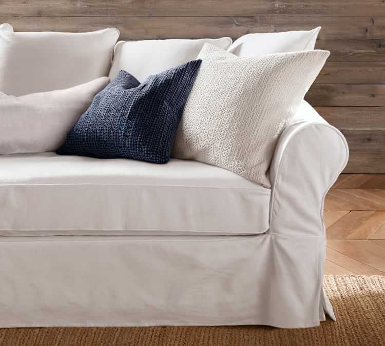 Pb Comfort Roll Arm Slipcovered Sofa