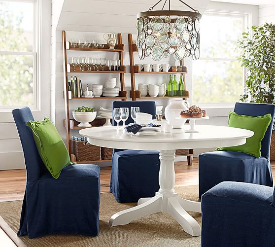 Emery Indoor/Outdoor Recycled Glass Chandelier Pottery Barn