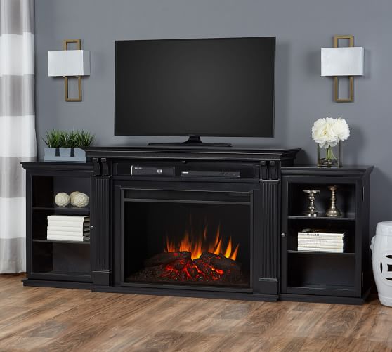 Fireplace TV Stands & Entertainment Centers Pottery Barn