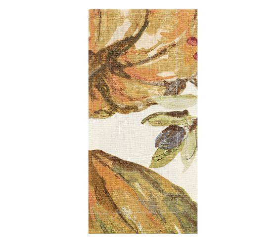Harvest Pumpkin Napkins, Set of 4 | Pottery Barn