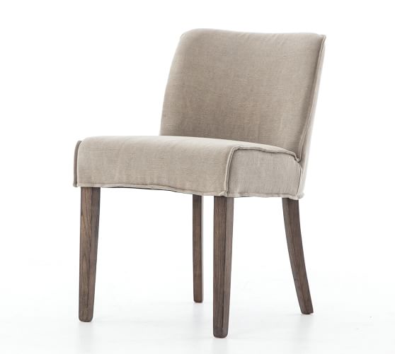 Lombard Dining Chair Warm Cedar Stone Pottery Barn