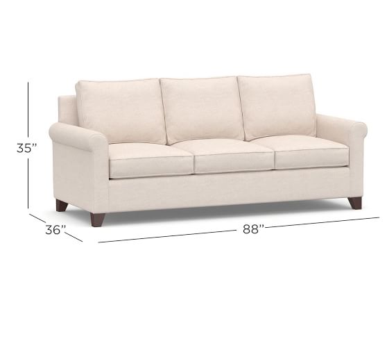 Cameron Roll Arm Upholstered Sleeper Sofa With Memory Foam Mattress