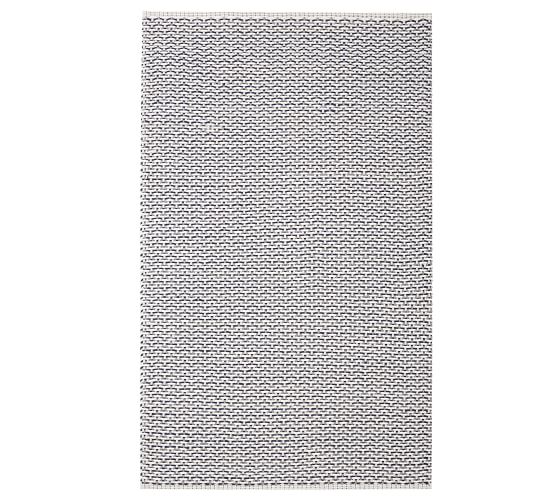 Stanley Synthetic Indoor Outdoor Rug Blue Multi Pottery Barn
