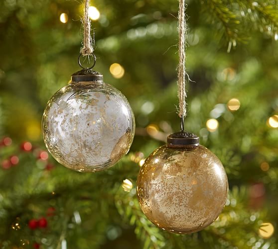 25 50 Christmas Ornaments Tree Decor Pottery Barn