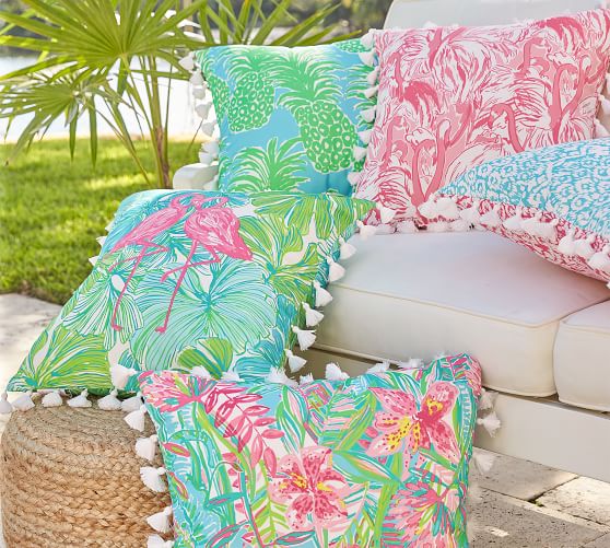 lilly pulitzer neck pillow