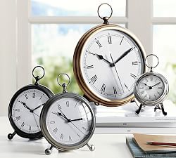 Wall Clocks Decorative Clocks Table Clocks Pottery Barn