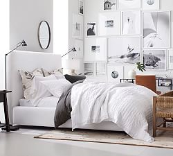 Upholstered Headboard For King Size Bed Pottery Barn