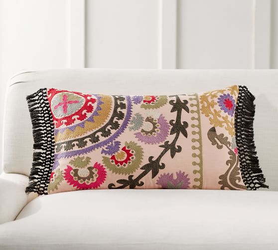 Sumeena Suzani Decorative Pillow Cover Pottery Barn