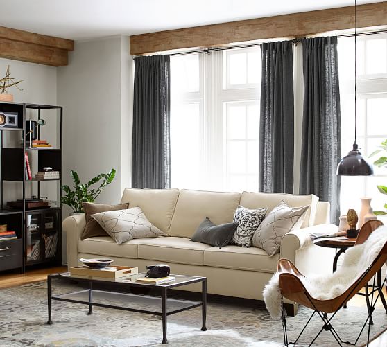 Cameron Roll Arm Fabric Sofa Pottery Barn