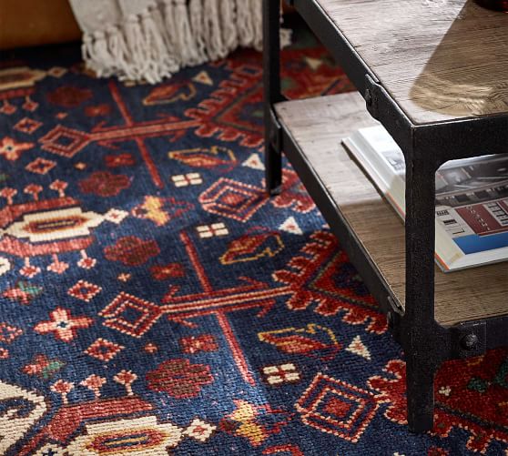 Nicolette Hand Knotted Rug Warm Multi Pottery Barn