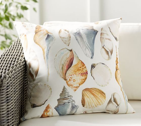 All Over Shell Indoor Outdoor Pillow Pottery Barn
