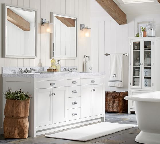 Pb Classic Glass Bath Accessories Pottery Barn