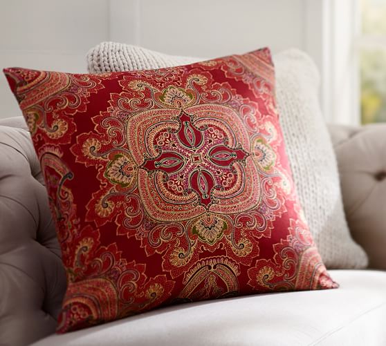 Ainsley Paisley Decorative Pillow Cover Pottery Barn