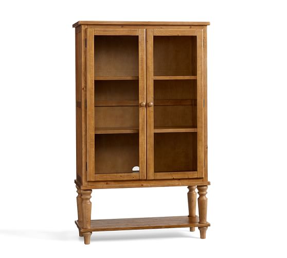 Sumner Glass Cabinet Pottery Barn