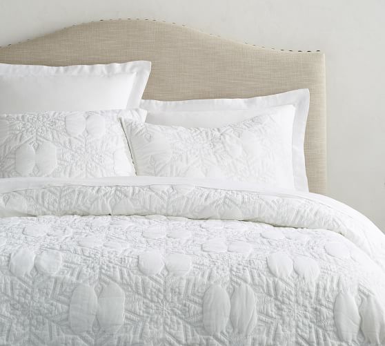 Karly Snowflake Coverlet Pottery Barn