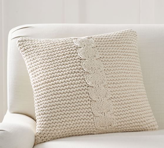 Dextra Weave Decorative Pillow Cover Pottery Barn