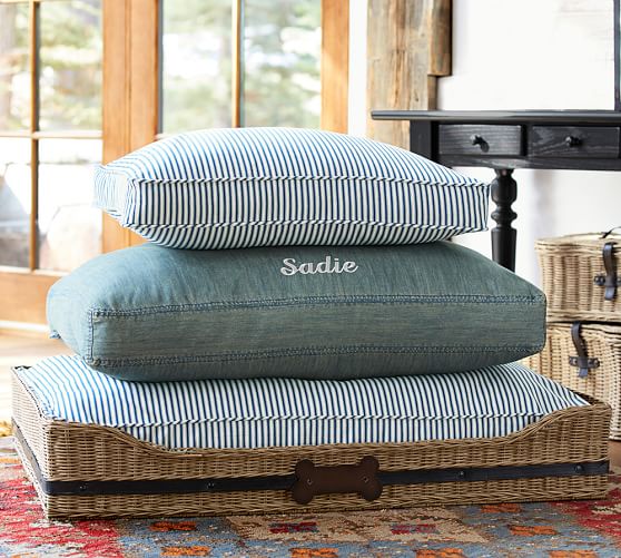 Jacquelyne Dog Bed Basket Pottery Barn