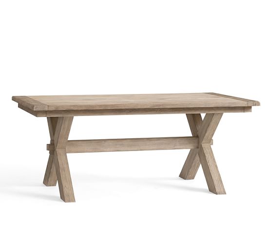 Toscana Extending Dining Table Alfresco Brown Pottery Barn