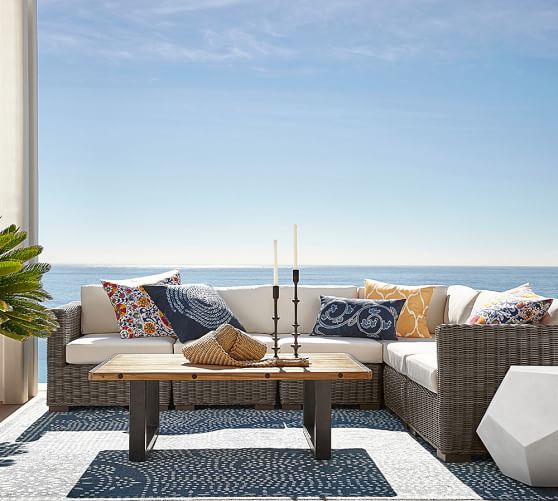 Suzani Multi Indoor Outdoor Pillow Pottery Barn