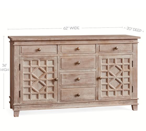 Luella 6 Drawer Extra Wide Dresser Pottery Barn