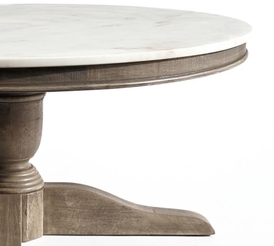 Alexandra Marble Round Coffee Table Pottery Barn