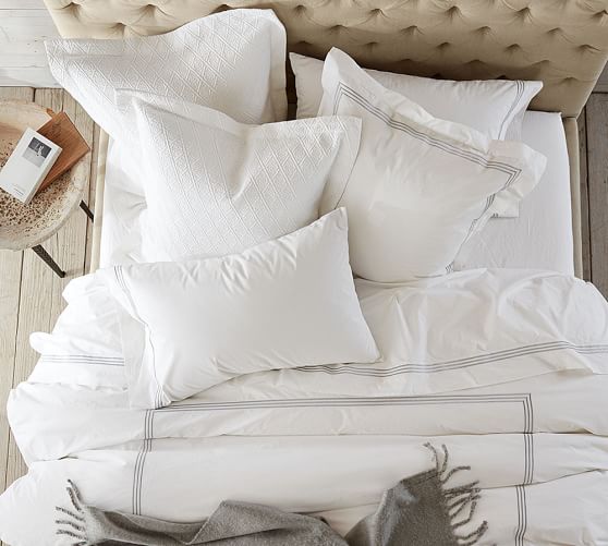 Grand Organic Pillowcases Pottery Barn