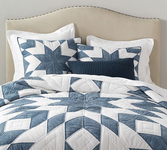 Cooper Print Cotton Quilt Sham Pottery Barn