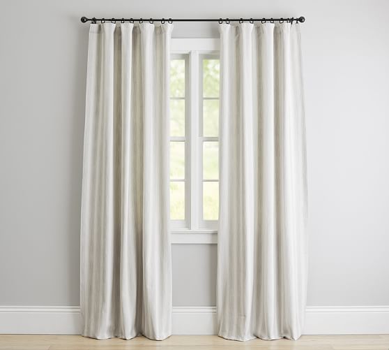 Jamie Stripe Curtain Pottery Barn