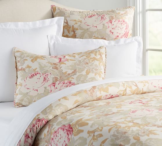 Rebecca Floral Patterned Duvet Cover Sham Pottery Barn