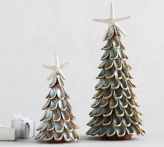 Abalone Shell Christmas Tree Pottery Barn