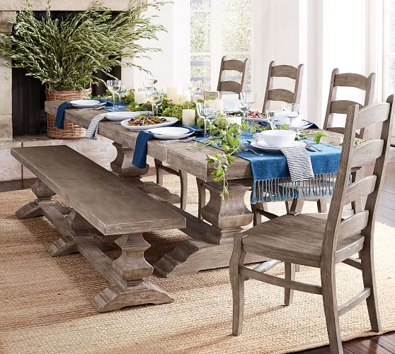 Banks Dining Bench Pottery Barn
